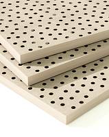 Плита акустическая KNAUF-Акустика КР-8/15/20-4ПК сплошная перфорация, белая 2000х1197х12,5 мм, лист