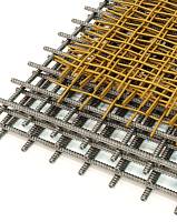 Сетка кладочная стеклопластиковая ячейки 100х100 мм, D2,5 мм, 500х1500 мм, шт